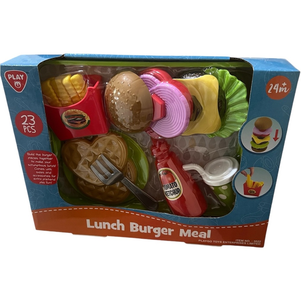 Playgo Lunch burger meal 23pcs toy